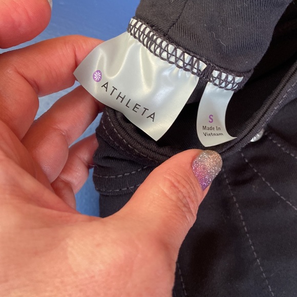 Athleta Pull-On Flair Pants size small Black BETTINA - Picture 3 of 6